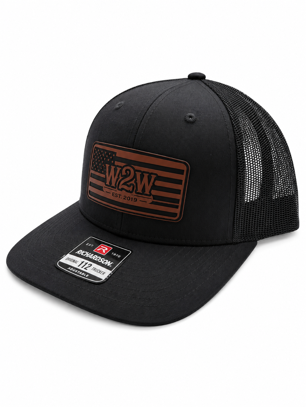 West to West American Flag Patch Hat - Black