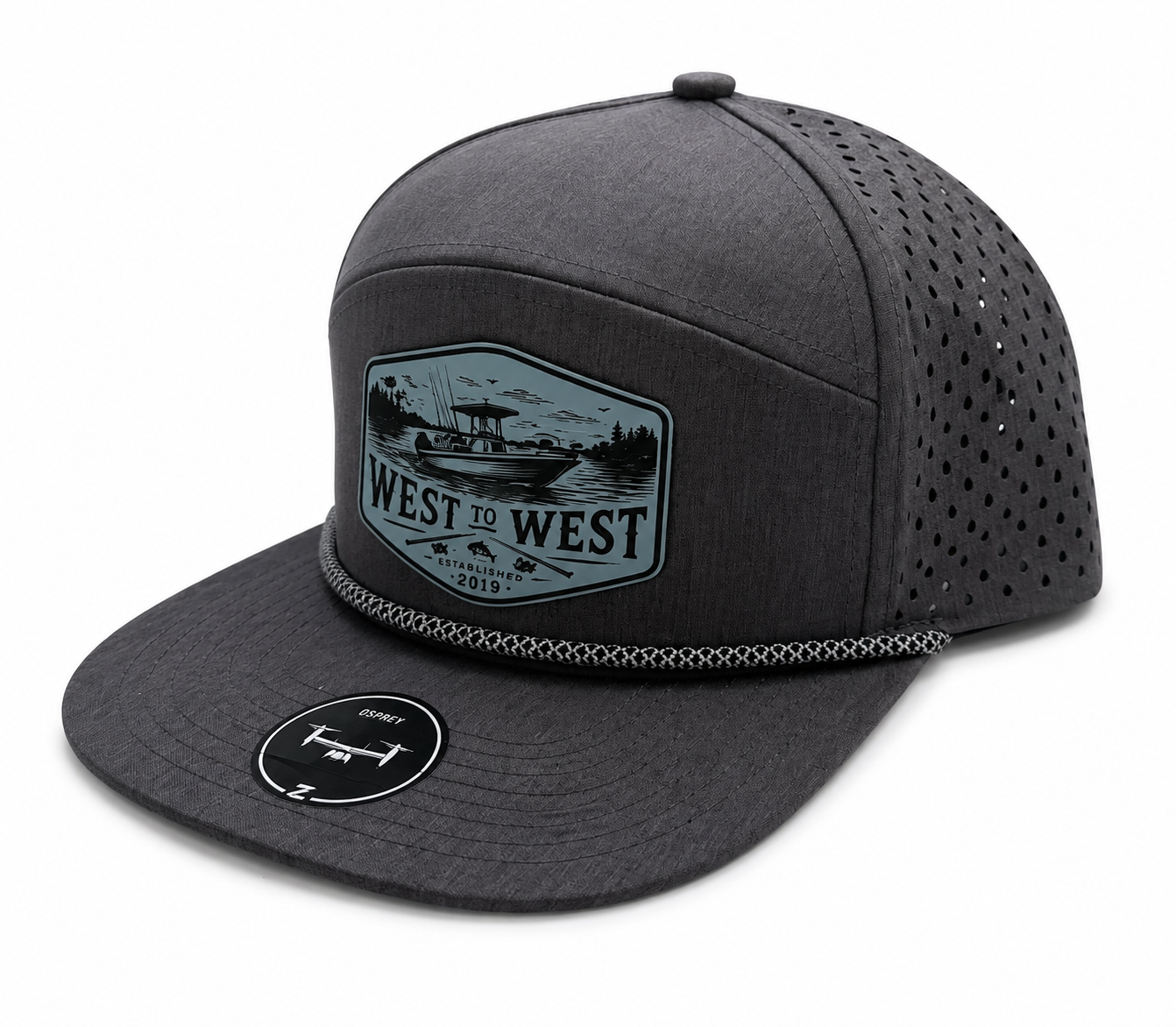 West to West Offshore Rope Hat - Charcoal