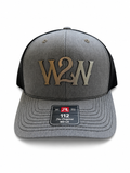 West to West W2W Trucker Hat – Heather Grey/Black
