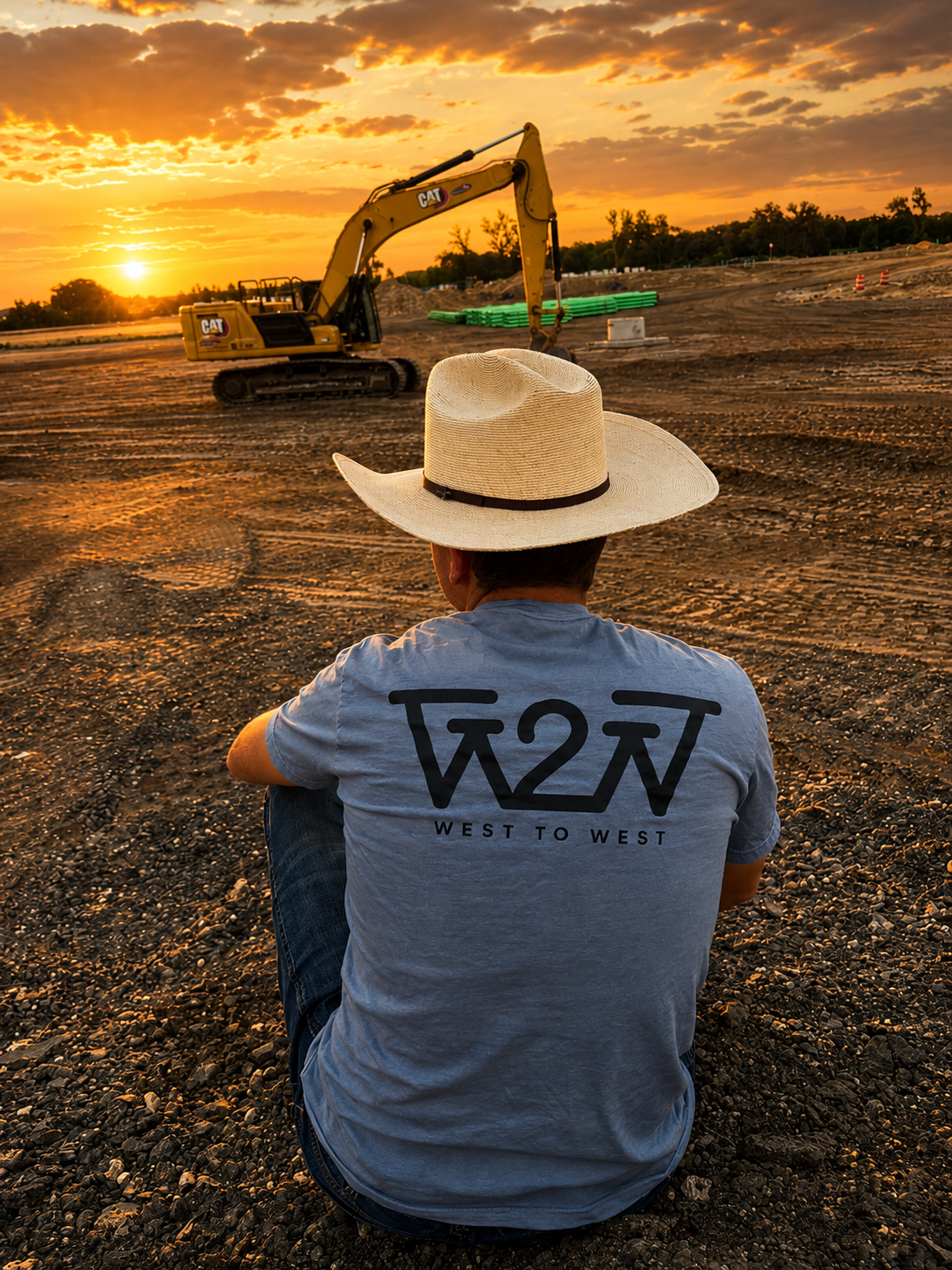 The Workhorse Tee - Blue Jean