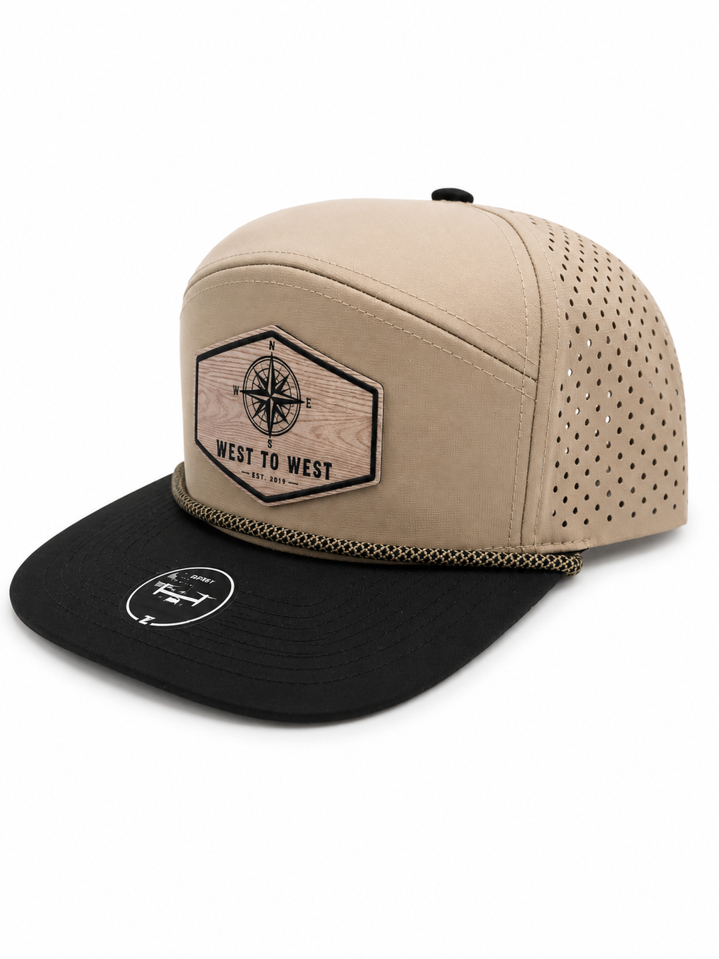 West to West Compass Rope Hat - Sand & Black