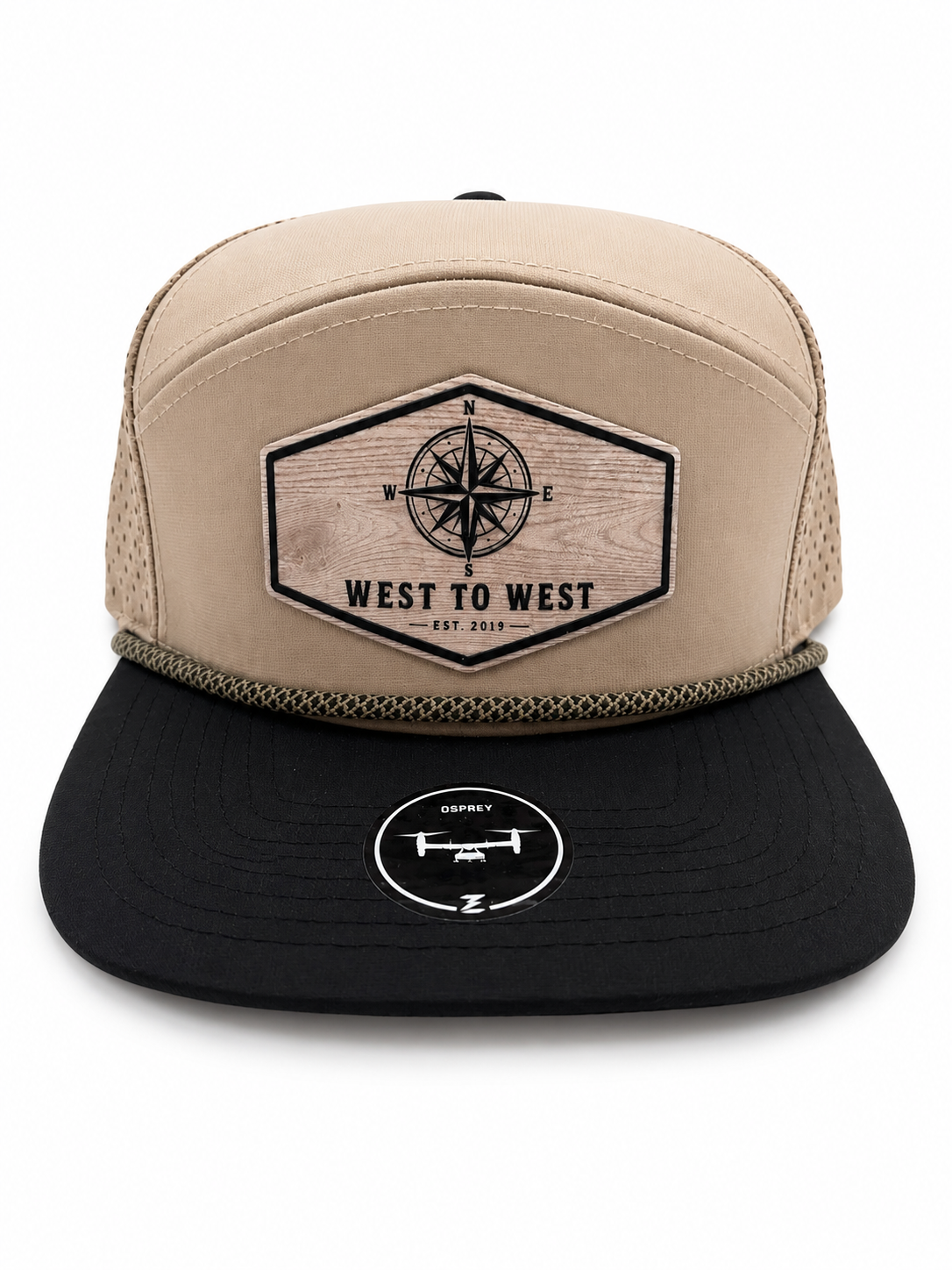 West to West Compass Rope Hat - Sand & Black