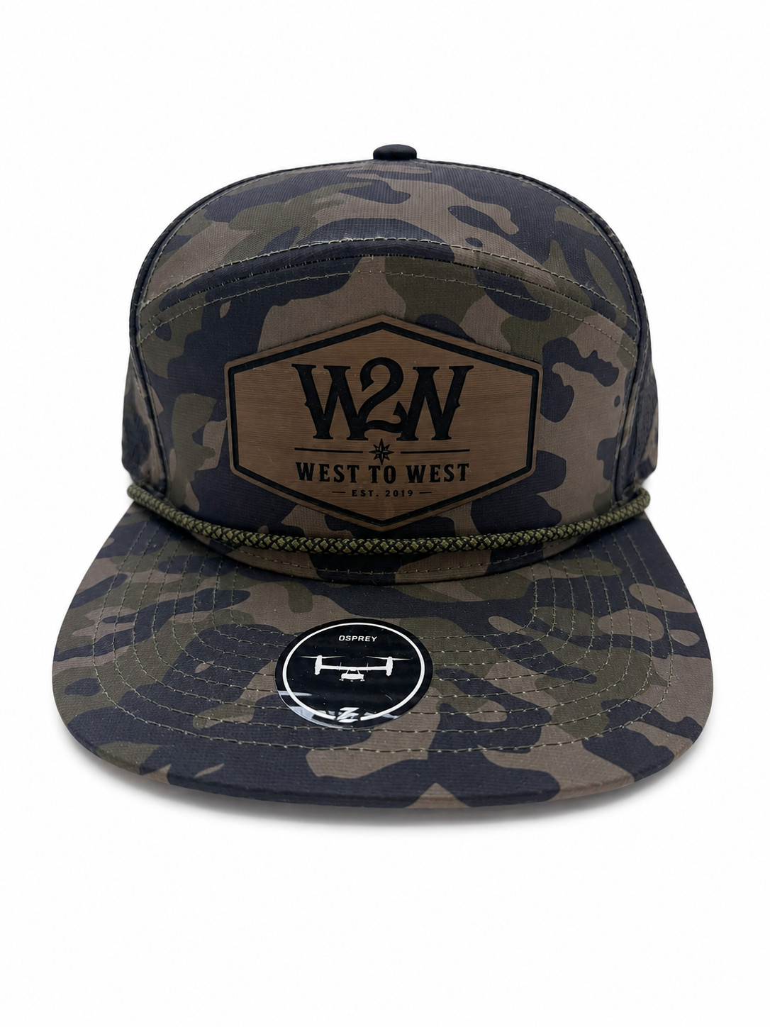 West to West Midnight Camo Rope Hat