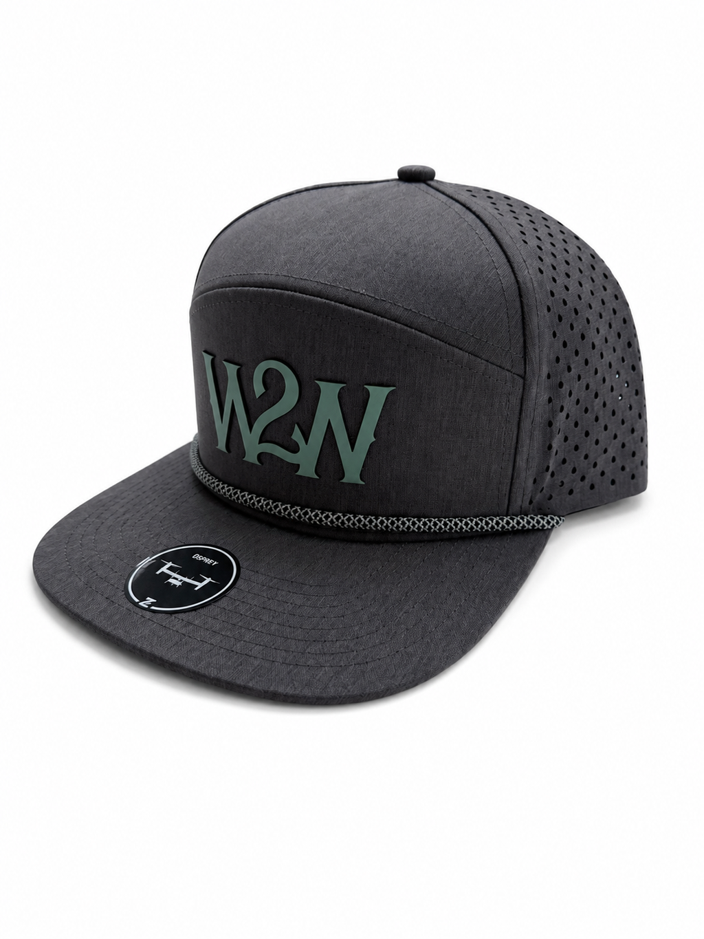 West to West Osprey Rope Hat - Charcoal/Olive