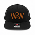 West to West Trucker Hat - Black/Copper