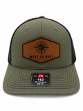 West to West Compass Patch Hat - Olive/Black
