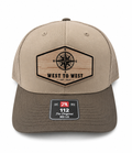 West to West Compass Patch Hat - Sandstone/Brown