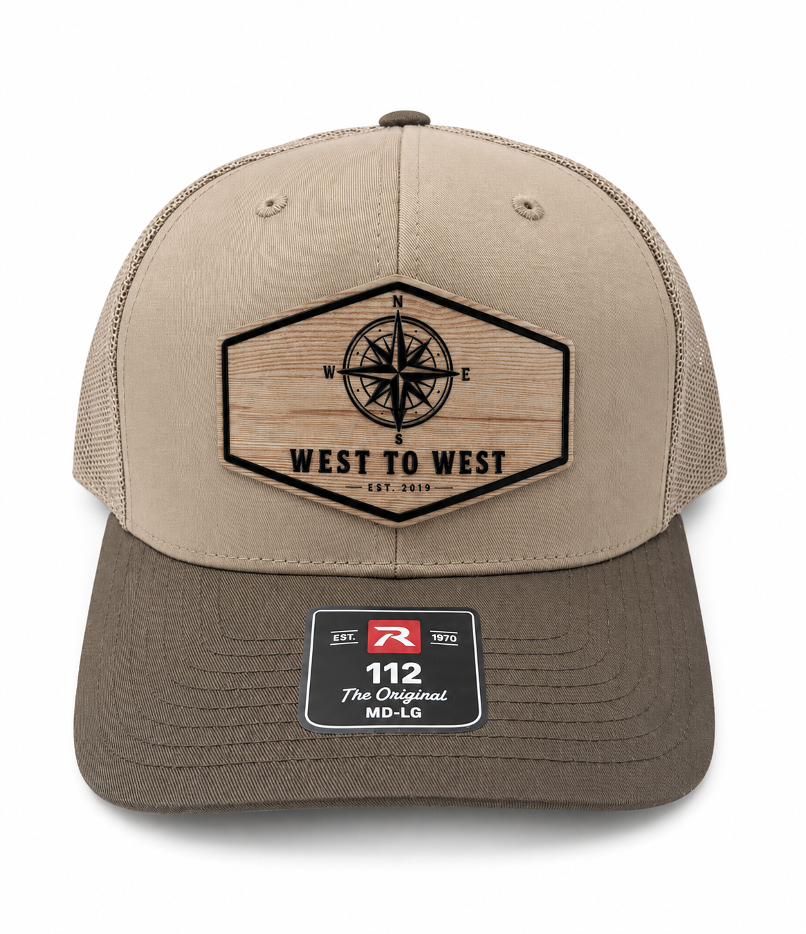West to West Compass Patch Hat - Sandstone/Brown