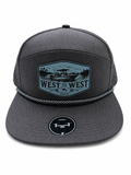 West to West Offshore Rope Hat - Charcoal