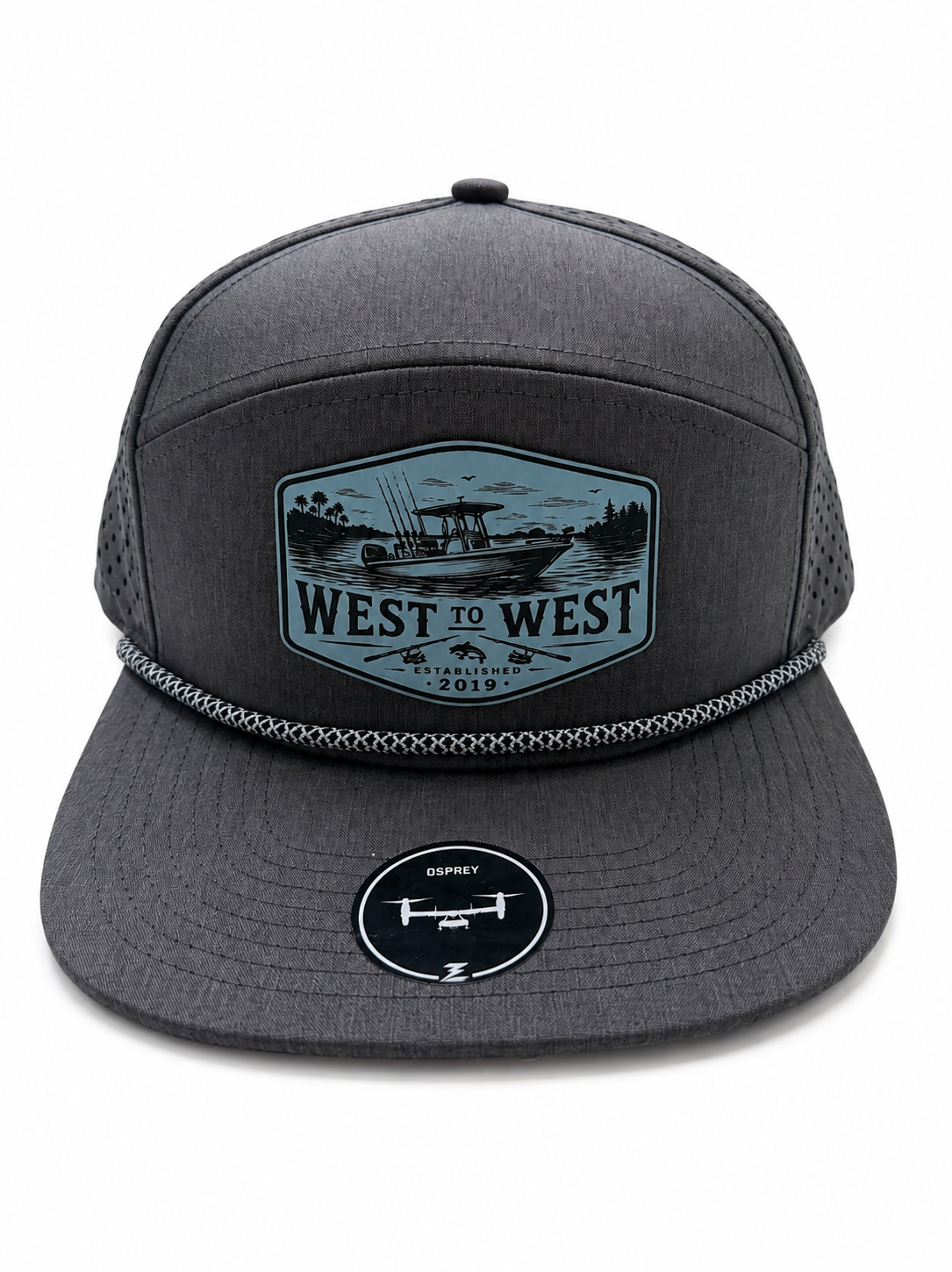 West to West Offshore Rope Hat - Charcoal