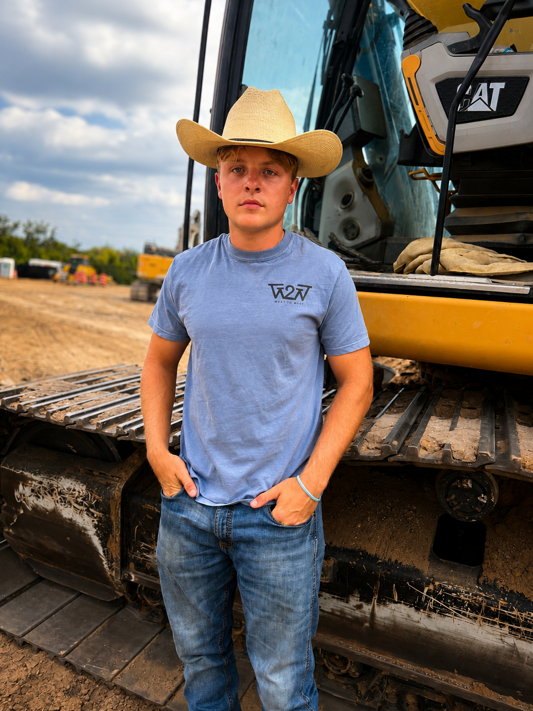 The Workhorse Tee - Blue Jean