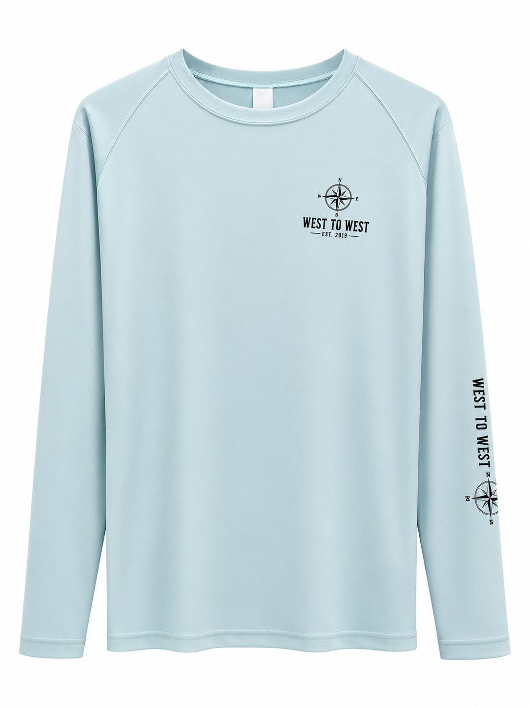 West to West Offshore Series Long Sleeve - Aqua Blue