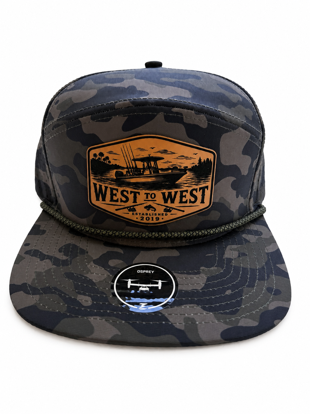 West to West Offshore Camo Rope Hat