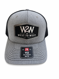West to West Trucker Hat – Heather Grey/Black