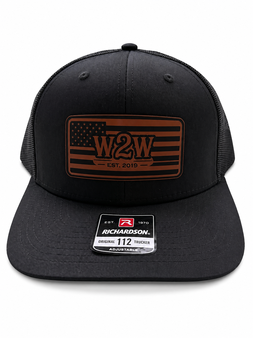 West to West American Flag Patch Hat - Black